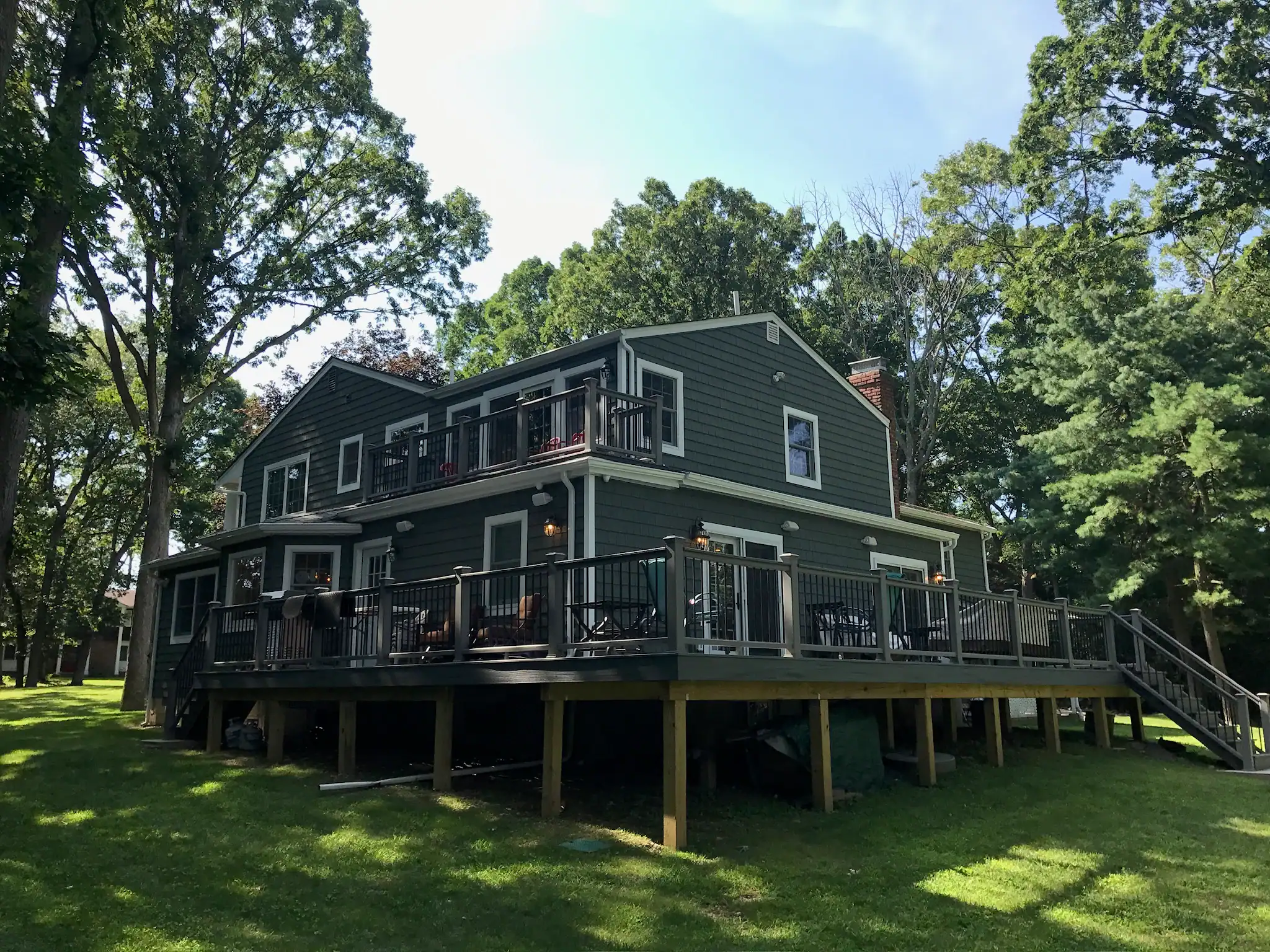 Large Green House Yard Nassau County New York