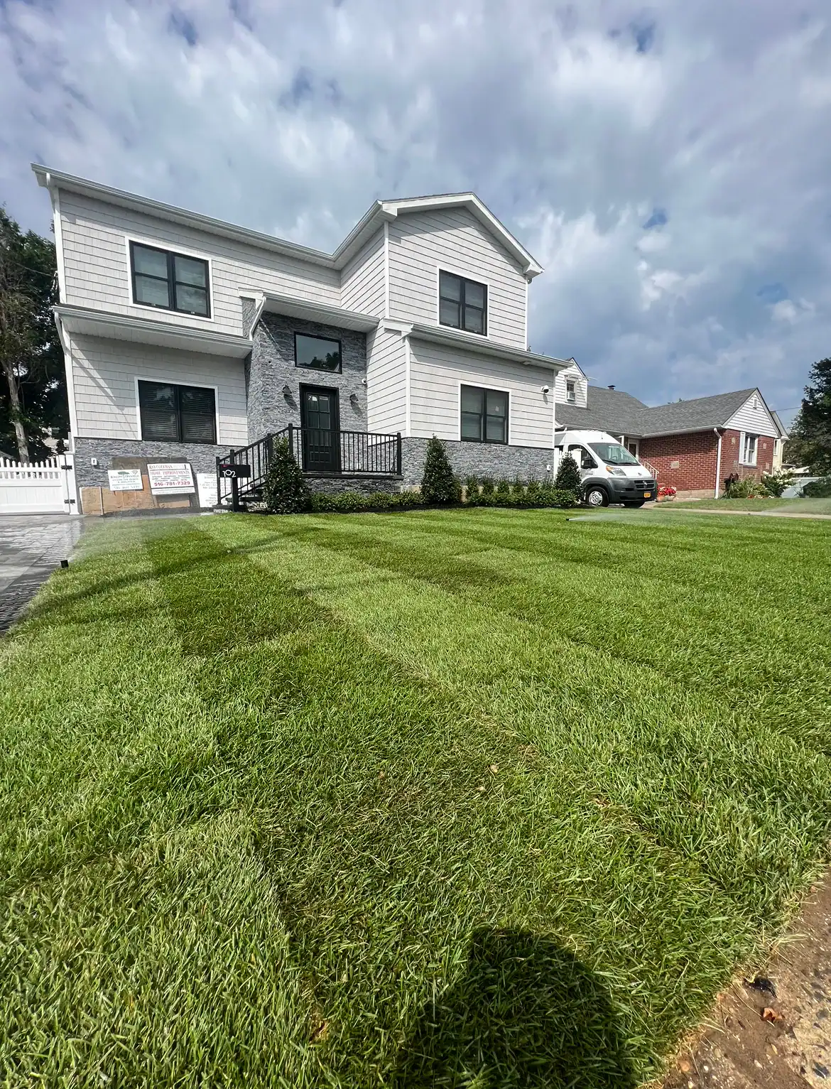 Modern House Fresh Lawn Nassau County New York