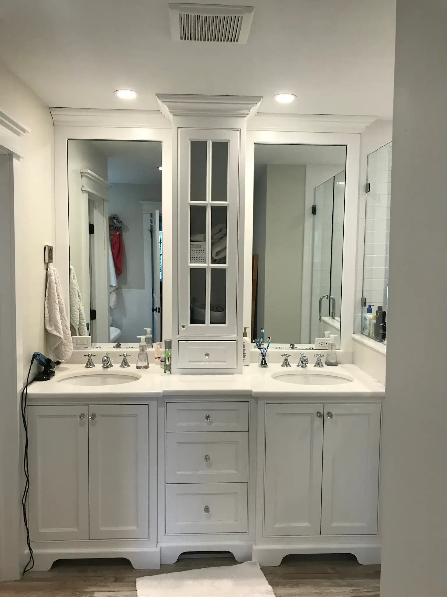 White Bathroom Vanity Mirror Nassau County New York